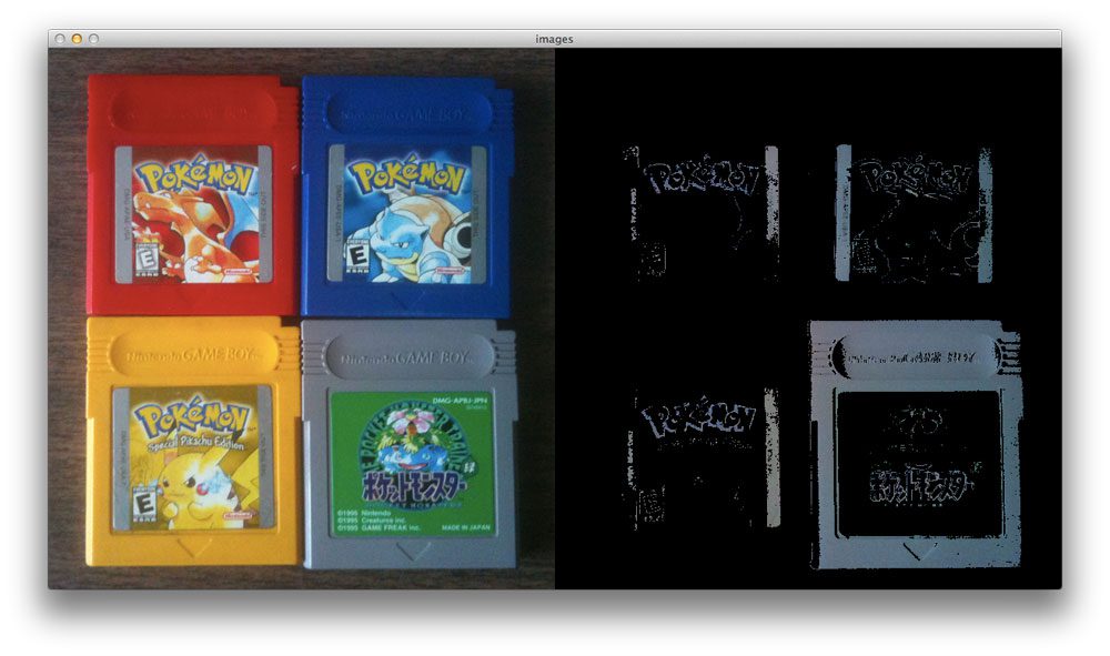 Figure 4: Detecting gray in an image using OpenCV and Python.
